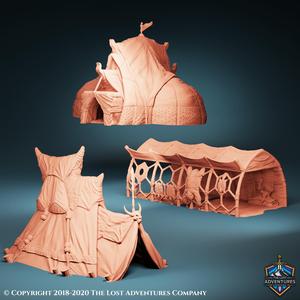 Bhan'Tar Huts (Set of 3)