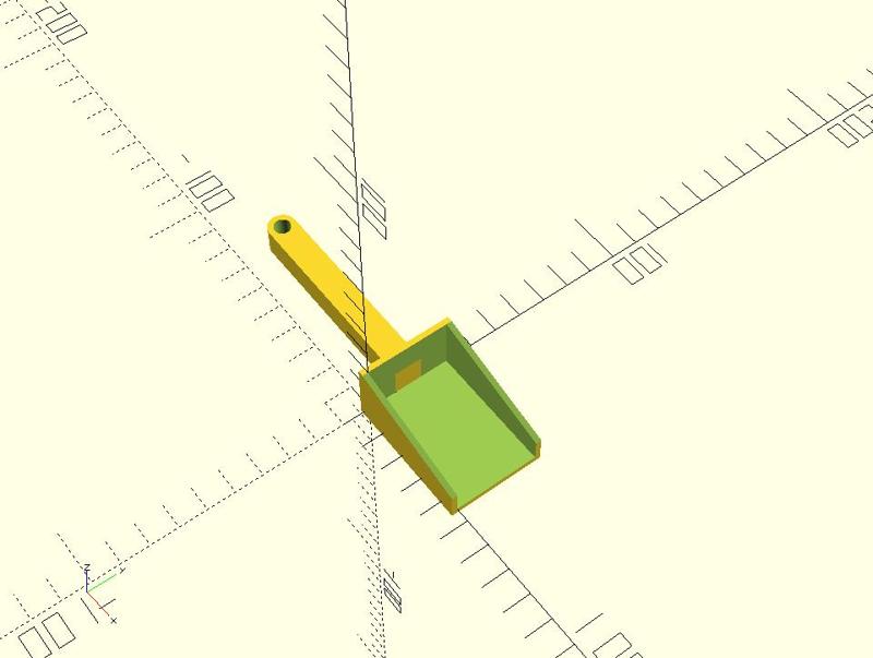 A tea scoop