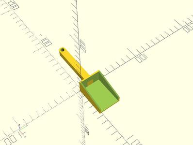A tea scoop