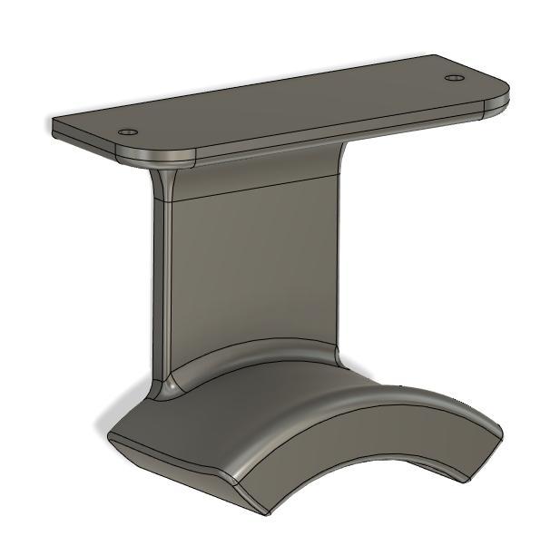 Hanging Headphone Holder (under desk mount)