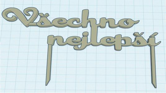 cake clipper Czech text