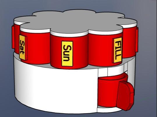 Pill Dispenser 7Day with Pill Cup