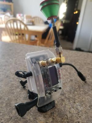FPV Ground station case for analog DJI board 