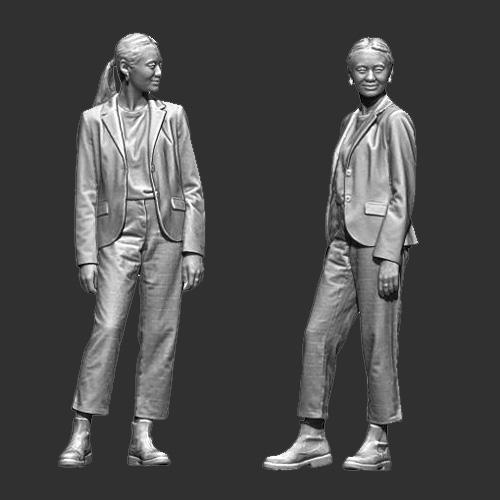 PEOPLE WOMEN F30 FIGURE DIORAMA