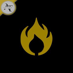 Simple Flame Symbol - 2D Art