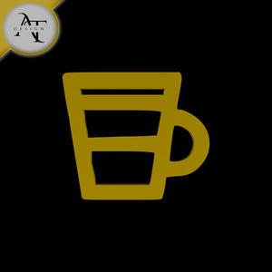 Simple Coffee Cup Symbol - 2D Art