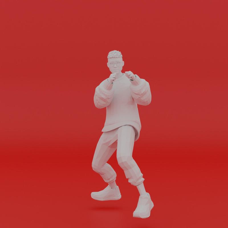 Character Pose Toy Man Miniature Figure 095