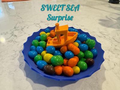 The Sweet Sea Surprise -- Benchy Candy Bowl