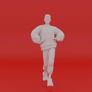 Character Pose Toy Man Miniature Figure 022