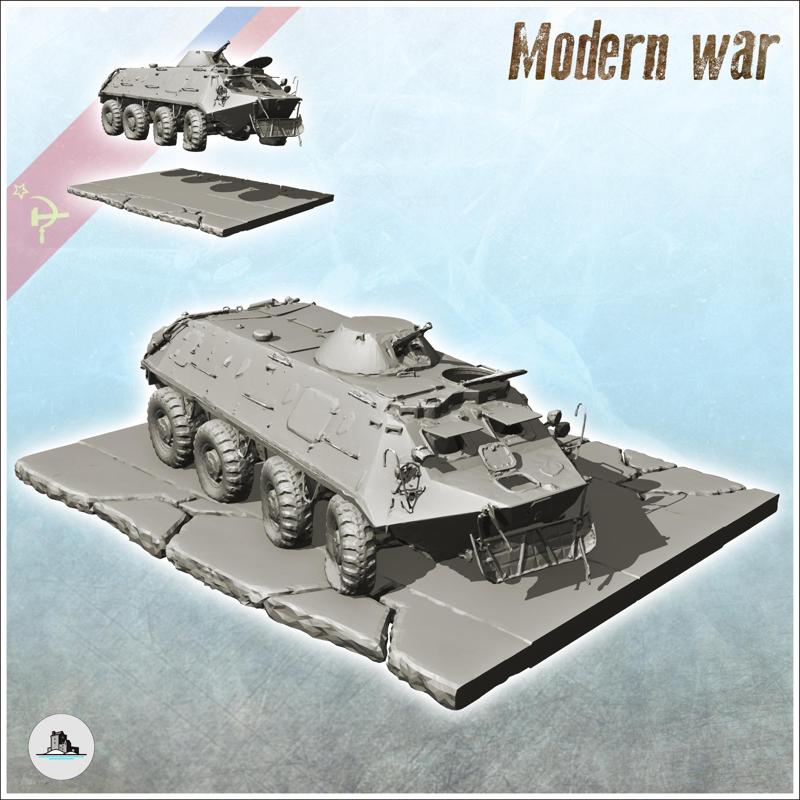 Carcass of Russian Soviet BTR 60 tank on modern road (8) - Cold Era Modern Warfare Conflict World War 3 RPG Afghanistan Iraq