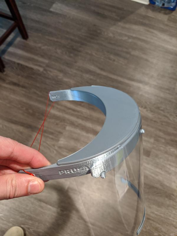 Flat Visor for Prusa Face Shield
