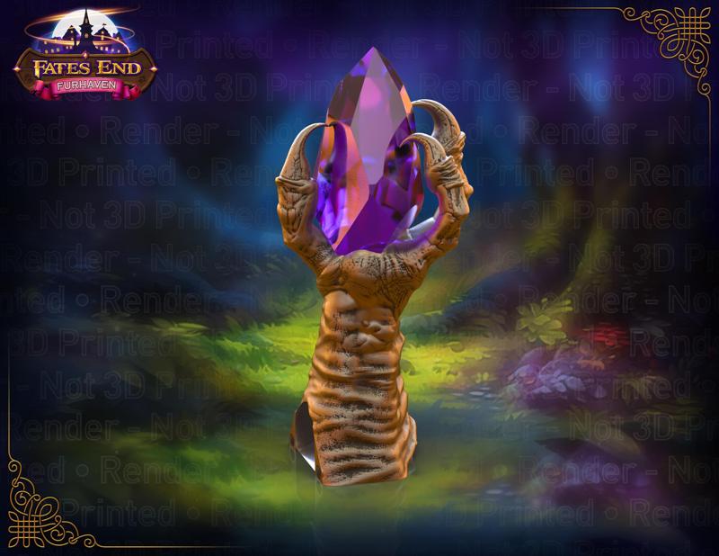 Claw of Fate Dice Tower - SUPPORT FREE!