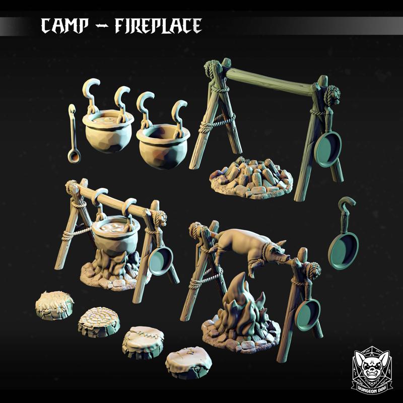 Camp Terrain - Fireplace