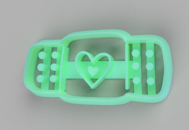 Cookie cutter Band Aid medicine