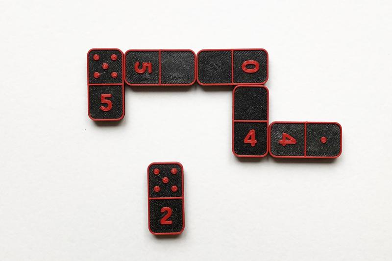Learn numbers with dominoes