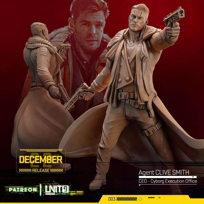 Cyberpunk - Agent Clive Smith - Cyborg Execution Office