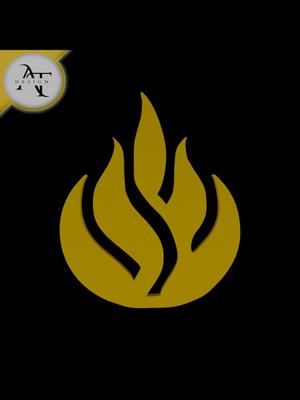 Simple Flame Symbol - 2D Art