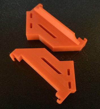 Prusa i3 MK3S LCD supports (short)