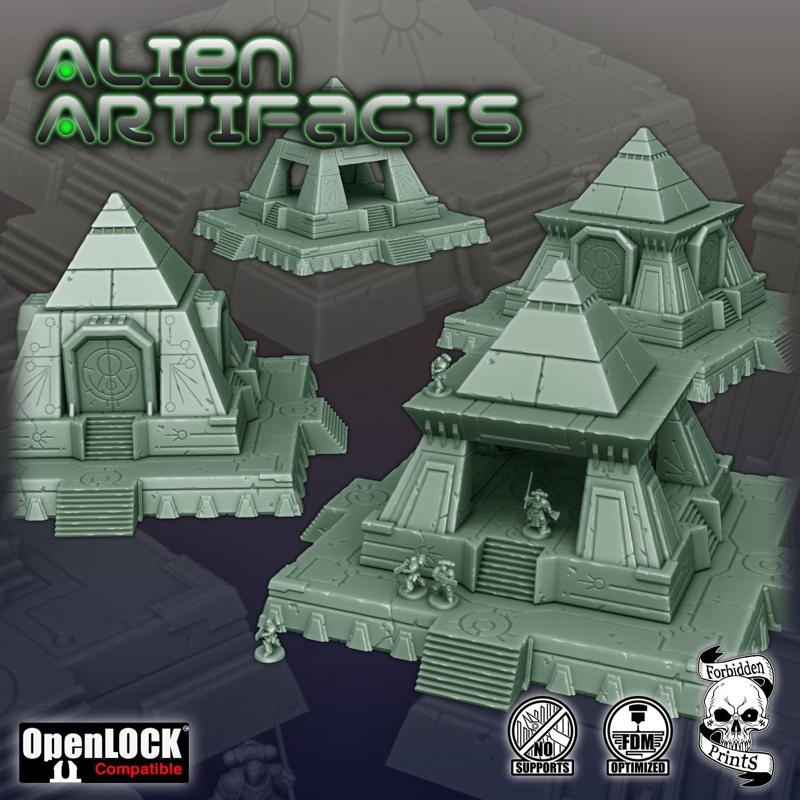 Alien Artifacts - Pyramid Set