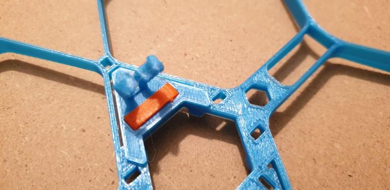 Camera holder clip for Prusa Tina Tina drone