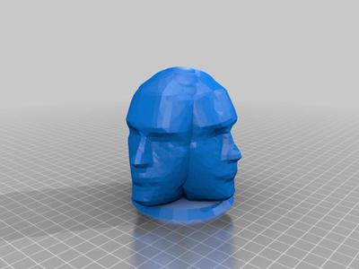 4 Faced Head
