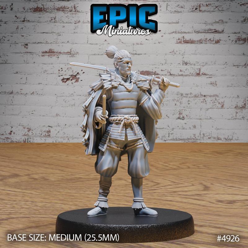 Legendary Ronin ‧ DnD Miniature ‧ Tabletop Miniatures ‧ Gaming Monster ‧ 3D Model ‧ RPG ‧ DnDminis ‧ STL FILE