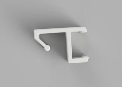 Aluminum LED Channel Gutter Clip