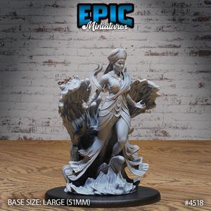River Goddess Avatar Rage ‧ DnD Miniature ‧ Tabletop Miniatures ‧ Gaming Monster ‧ 3D Model ‧ RPG ‧ DnDminis ‧ STL FILE