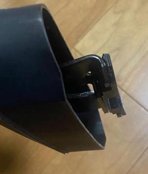 Renault Clio 3RS rear side roof carrier base resin parts