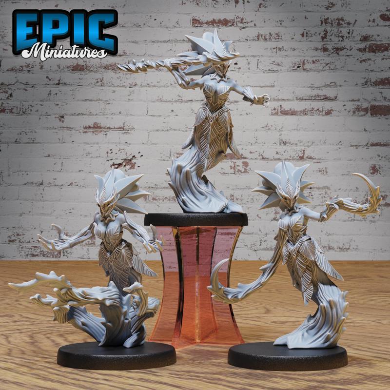 Rose Spirit Set ‧ DnD Miniature ‧ Tabletop Miniatures ‧ Gaming Monster ‧ 3D Model ‧ RPG ‧ DnDminis ‧ STL FILE