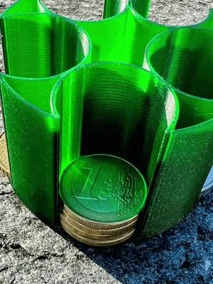 Cupholder Coin Container