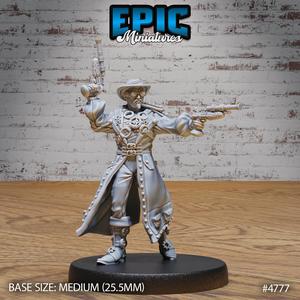 Esoteric Society Pistols Male ‧ DnD Miniature ‧ Tabletop Miniatures ‧ Gaming Monster ‧ 3D Model ‧ RPG ‧ DnDminis ‧ STL FILE