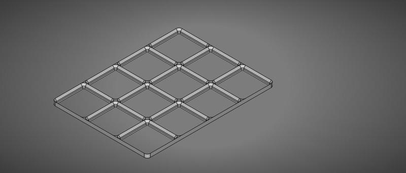 FreeCAD Gridfinity Parametric Baseplate