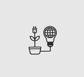 renewable energy pictogram