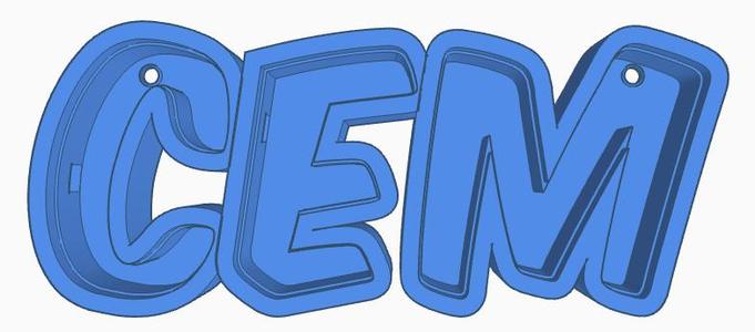 CEM LED- Namenslampe (Name lamp)
