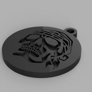 Skull keychain
