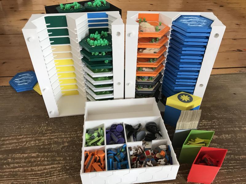 Multicolor 5-6 Player storage for Settler 2.0