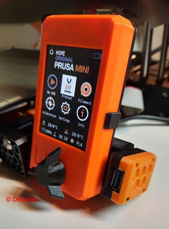 Prusa Mini USB to front extender