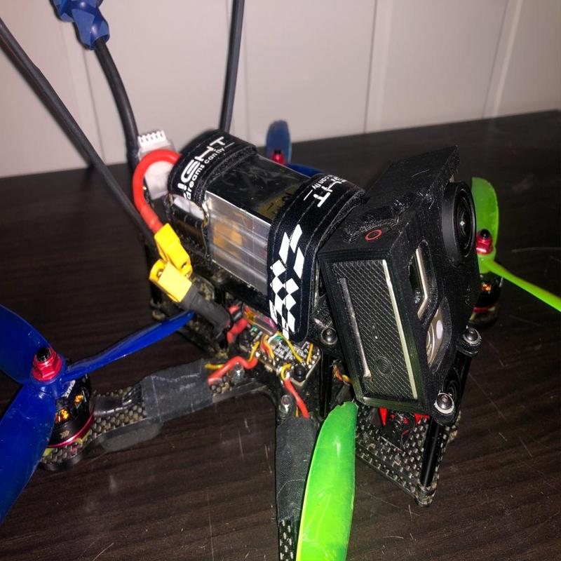 FPV Gopro 3+ Mount 32x46mm 25deg