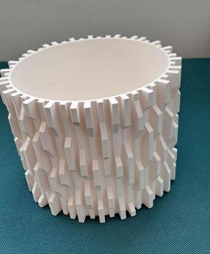 Techno error flower pot - thicker option