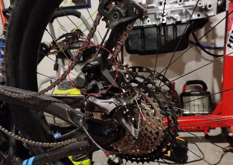 Shimano derailleur cage lock tool