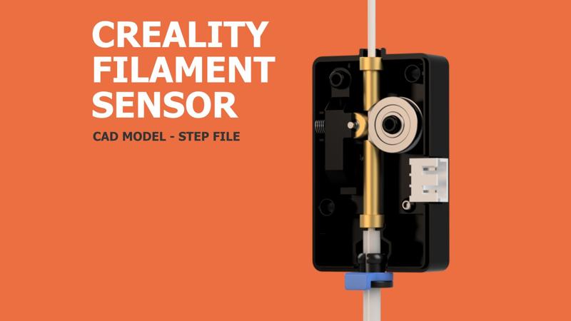 Creality Filament Runout Sensor CAD