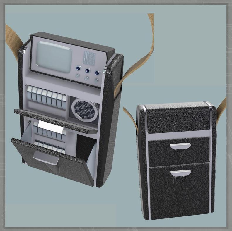 TOS Tricorder with Disc Racks