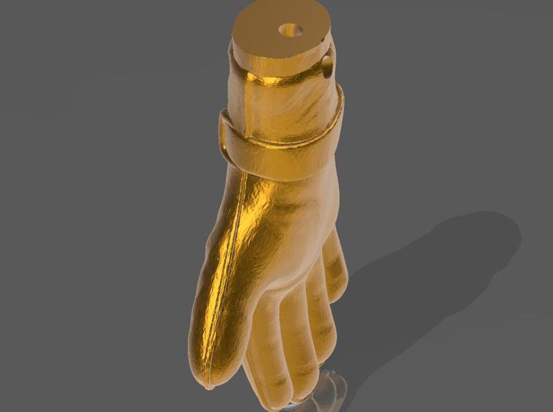 GLOVE KEY RING DIBU M