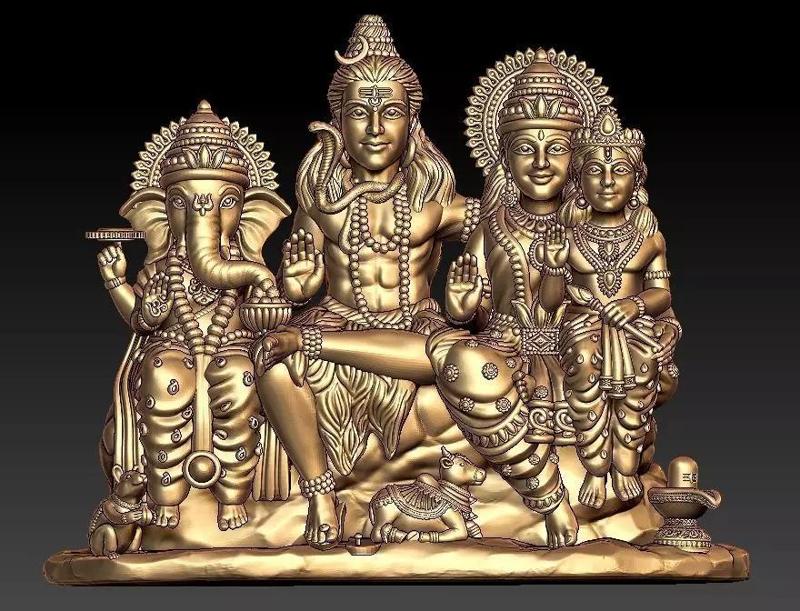 Shiv Pariwar Pendant