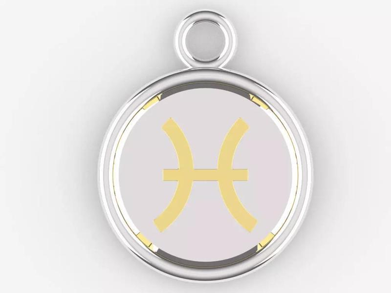 Pisces Pendant 2