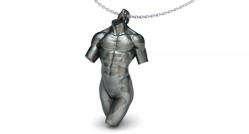 Male Pendant Torso