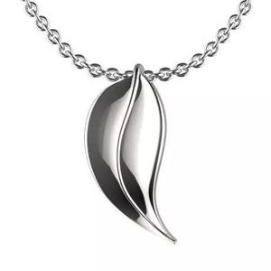 Organic Leaf Pendant
