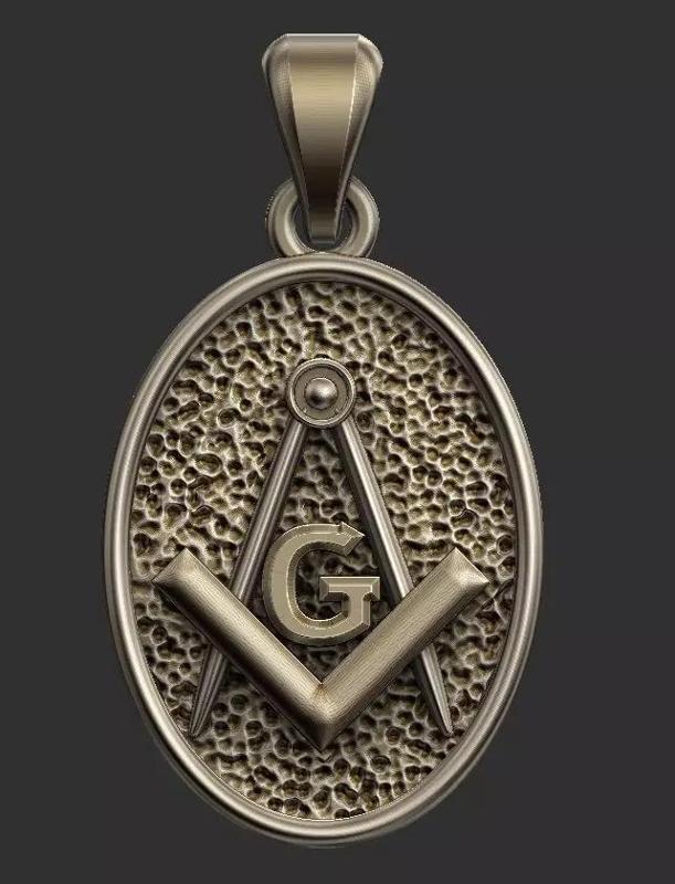 Masonic Compass - Pendant