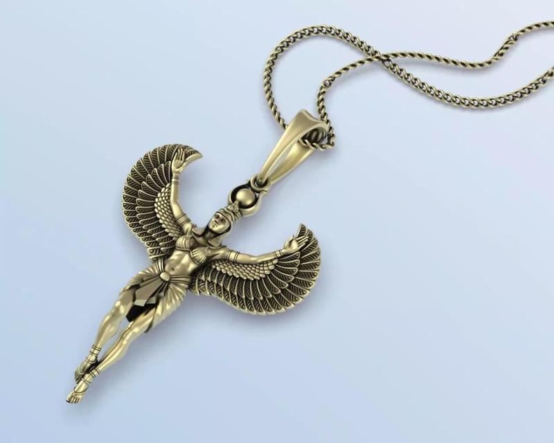 Egyptian Goddess ISIS pendant